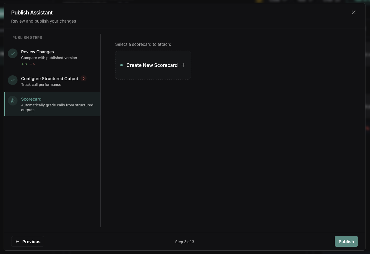 Confirmation de publication de l'agent