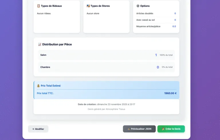 Devis et facture générés automatiquement depuis les données de commande